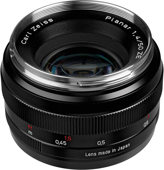 Zeiss Classic Planar ZE T 1.4/50 標準カメラレンズ Canon EFマウント SLR/DSLRカメラ用 ブラック (1677817)