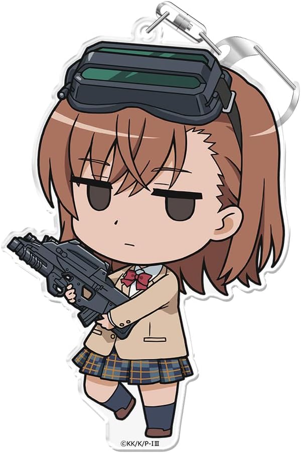 To Aru Majutsu no Index III: Punikoro! Key Chain (with Stand) Misaka Sister