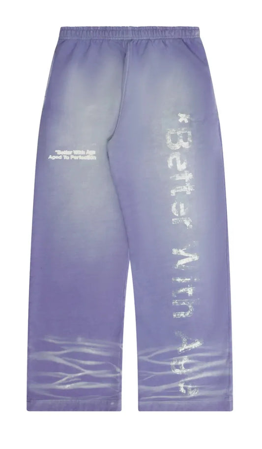 *BETTER WITH AGE 'IN CASE YOU FORGOT' VINTAGE PLUM SWEATPANTS
