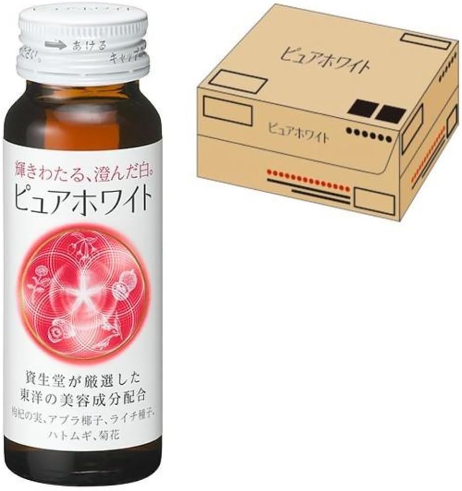 Shiseido Pure White Drink, 1.7 fl oz (50 ml) x 30 Bottles
