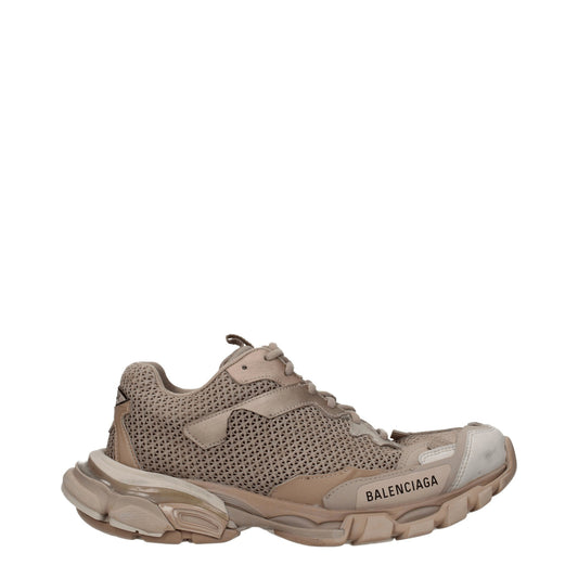 Balenciaga バレンシアガスニーカートラック3ウーマンファブリックベージュ/ダークベージュ - Image 1