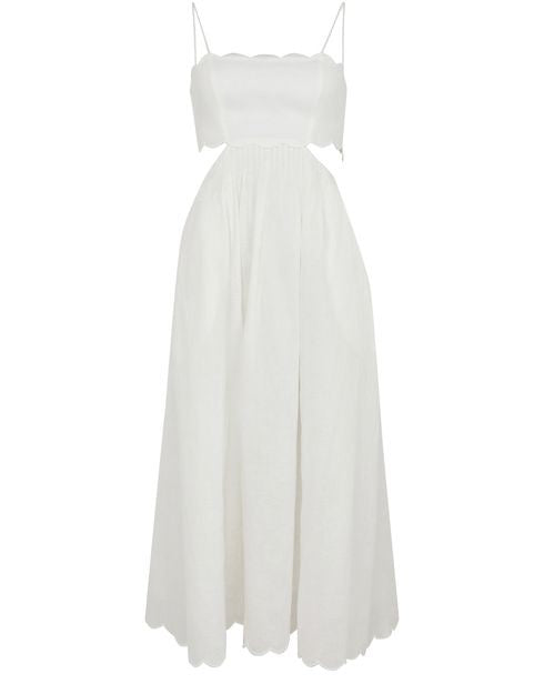 ZIMMERMANN Rhiannon scallop midi dress - Image 1