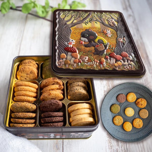 [Domestic Rice Flour, 9 Types of Cookie Cans] Gluten Free Cookies, 1 Box (36 Pieces), Assorted, Rice Flour, Wheat-Free, Candy, Gift, Baked Sweets, Gift