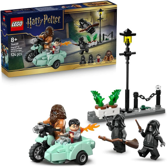 Lego 76459 Harry Potter Hagrid & Harry Prevet Street Escape Player, Boys, Girls, Kids, 8 Years Old, 9 Years Old, 10 Years Old, Elementary School, Harry Potter Merchandise