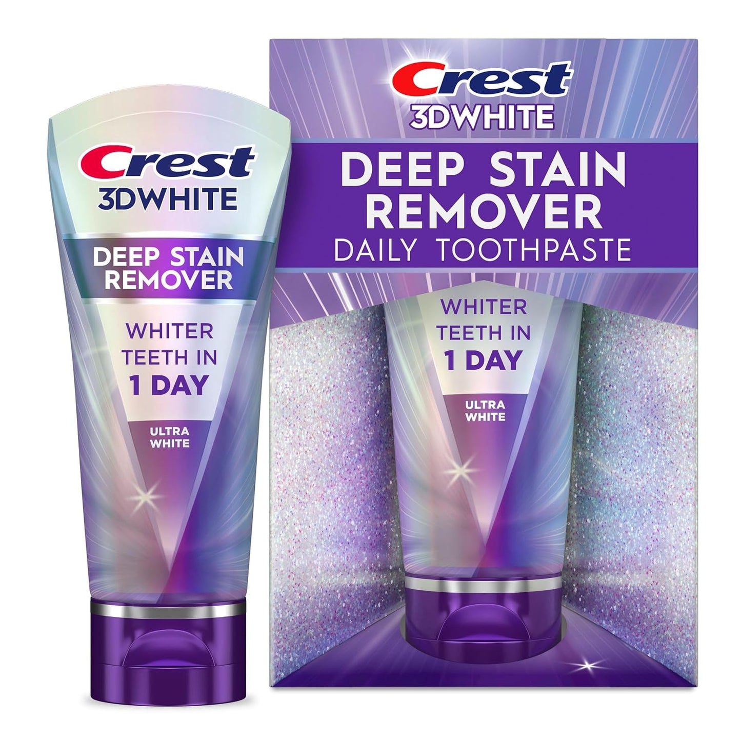 Crest 3DWhite Brilliance Deep Stain Remover Ultra White Pasta de dientes - 2.1oz