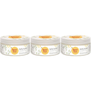 Crema Burt's Bees Mama Belly Butter para marcas de estiramiento durante el embarazo, masajea el cuerpo y reduce la apariencia de cicatrices, cuidado prenatal y postnatal de la piel del vientre