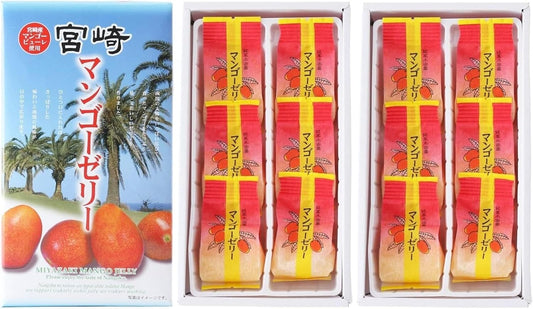 Yutaka Shokai Miyazaki Mango Jelly, 6 Pieces x 2