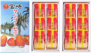 Yutaka Shokai Miyazaki Mango Jelly, 6 Pieces x 2