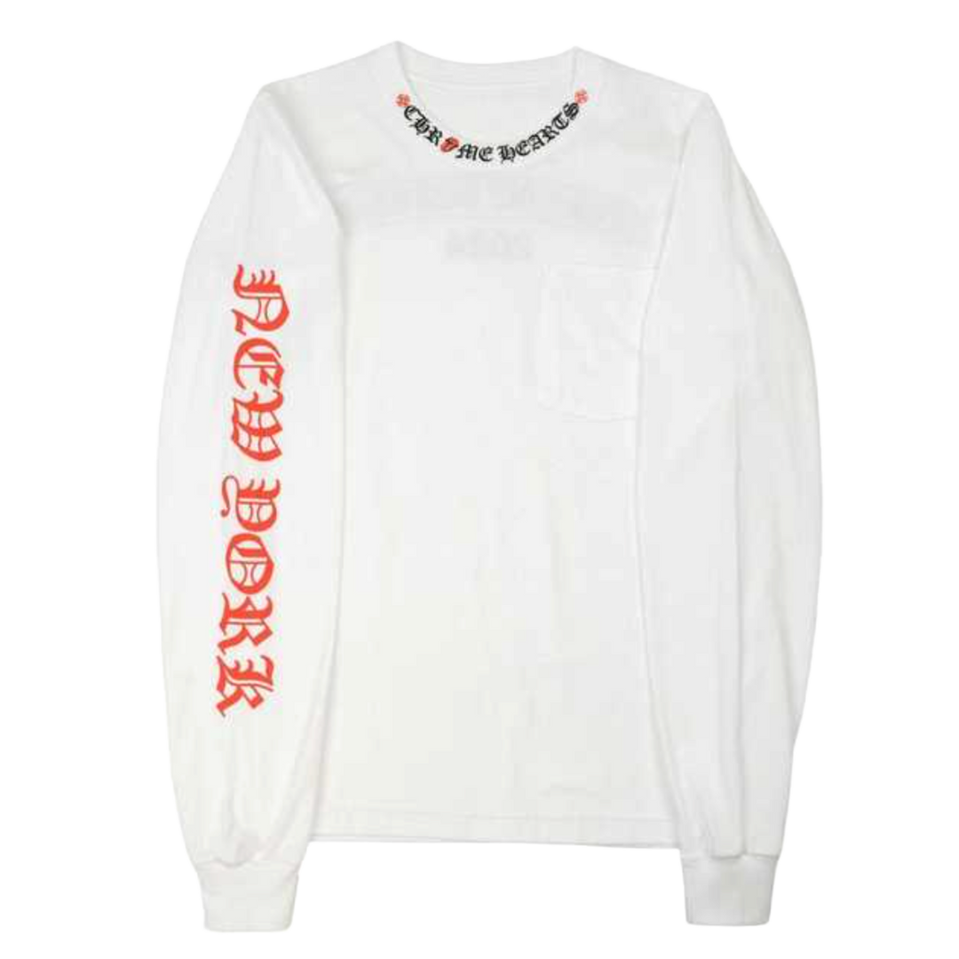 CHROME HEARTS ROLLING STONES 'WHITE' LONGSLEEVE