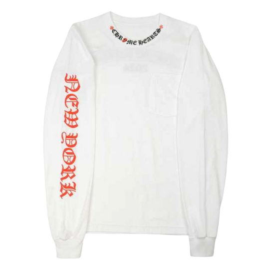 CHROME HEARTS ROLLING STONES 'WHITE' LONGSLEEVE