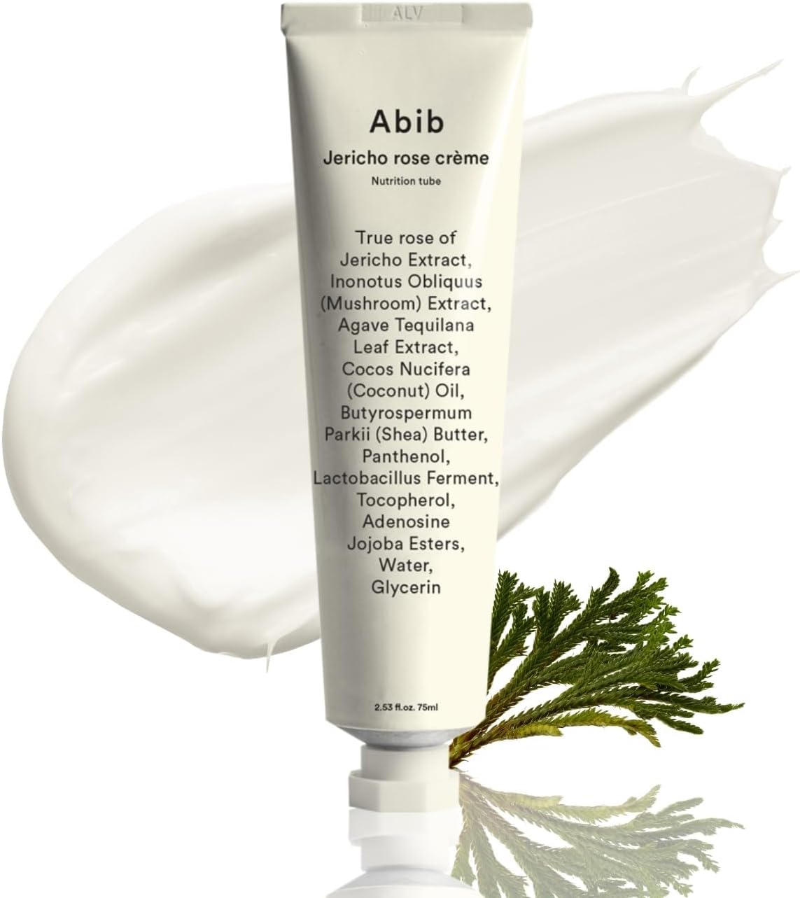 Abib Resurrection Grass Cream, Nutrition Tube, 2.5 fl oz (75 ml), Korean Cosmetics, Moisturizing Cream, Sensitive Skin, Moisturizing, Highly Moisturizing, Nutrition, Regenerative
