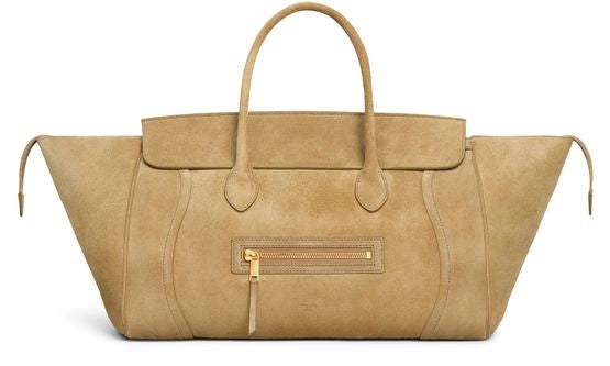 CELINE Medium new luggage in suede calfskin - Image 1