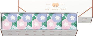 Castella Fukusaya Morning Glory Cube Gift Set, Set of 5, Includes Carrying Bag