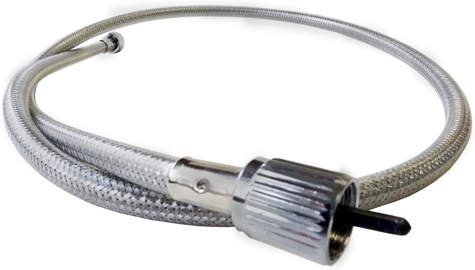 HK スピードメーターケーブル メッシュ [純正長 HONDA ホンダ CB250N CB400N HAWK-III ホーク3 (78-80年)用]