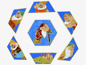 Pins de esmalte de caja ciega de siete enanos de Disney de Loungefly [UN PIN AL AZAR]