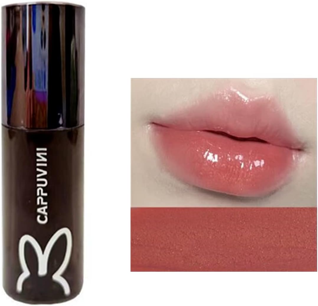 Lip Tint, Mirror Tint, Moisturizing, Glitter, High Color, Long Lasting, Lipstick, Gloss, Moisturizing, Non-Stick Lip Mask, Lip Gloss, Won't Fall Off, Popular, Red Lip, 9 Colors, Chinese Cosmetics