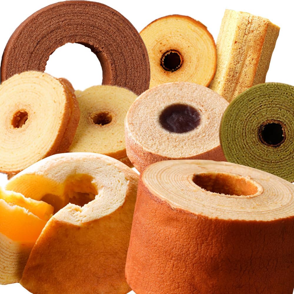 Super Jumbo Lucky Bag Set of 9 - 2026 Lucky Bag - Assorted - 9 Super Jumbo Baumkuchen in a Bargain Assortment - Assorted Lower Town Signature Masterpiece Lucky Bag - Masterpiece Baumkuchen Lucky Bag