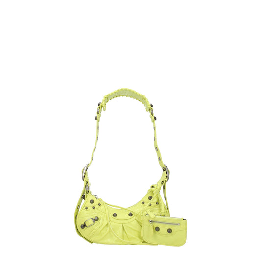 BalenciagaショルダーバッグLe Cagole Donna Pelle Verde/Lime - Image 1