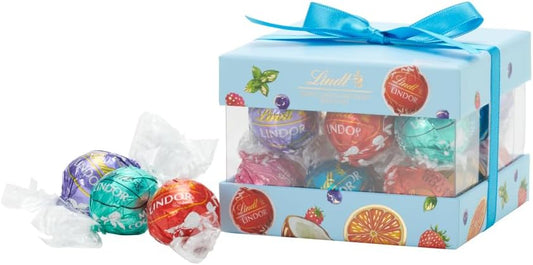 White Day Lindor Classic Gift Box 12 Pack with Small Shopping Bag