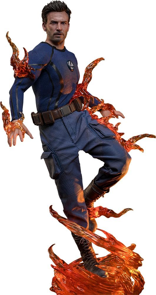 Movie Masterpiece Deadpool & Wolverine Human Torch 1/6 Scale Figure