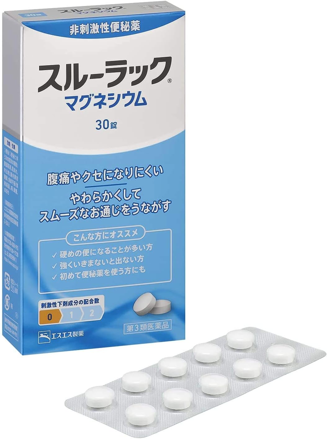 【第3類医薬品】スルーラックマグネシウム 30錠 ×2