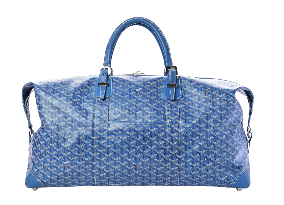 GOYARD 'SKY BLUE' BOWLING 55 DUFFLE BAG