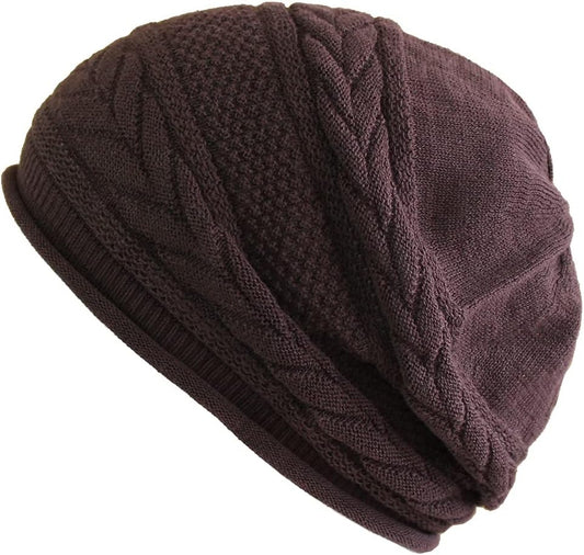 Cocolo Beanie with Organic Braided Borders, For Spring & Summer, Made in Japan, Post-Chemotherapy/Medical Purposes