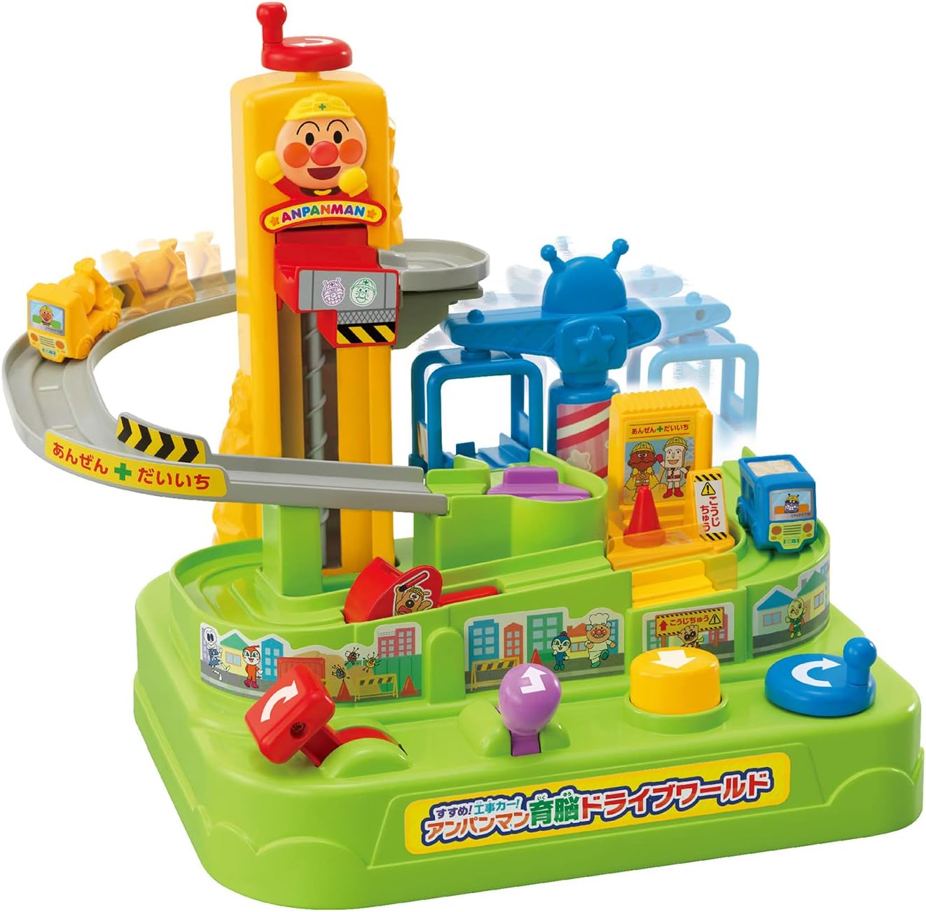 JOYPALETTE Anpanman Go Forward! Construction Car! Anpanman Brain Development Drive World