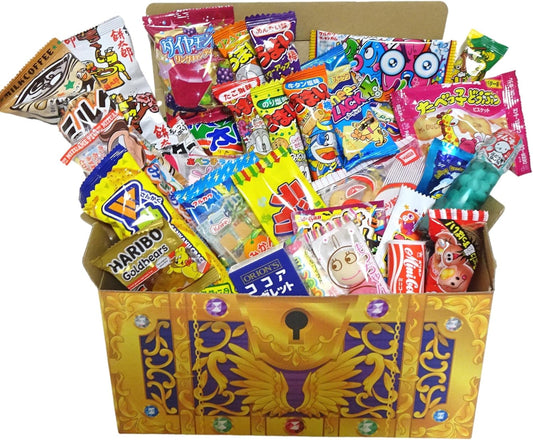 Dagashi Dagashi 70 Piece Assorted Set, Presents, Events, Prizes, Parties (Pikishimo Original Treasure Box) (Magical)