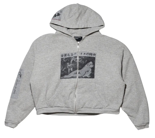 ENFANTS RICHES DÉPRIMÉS 'ASSEMBLAGE' THERMAL ZIP UP HOODIE