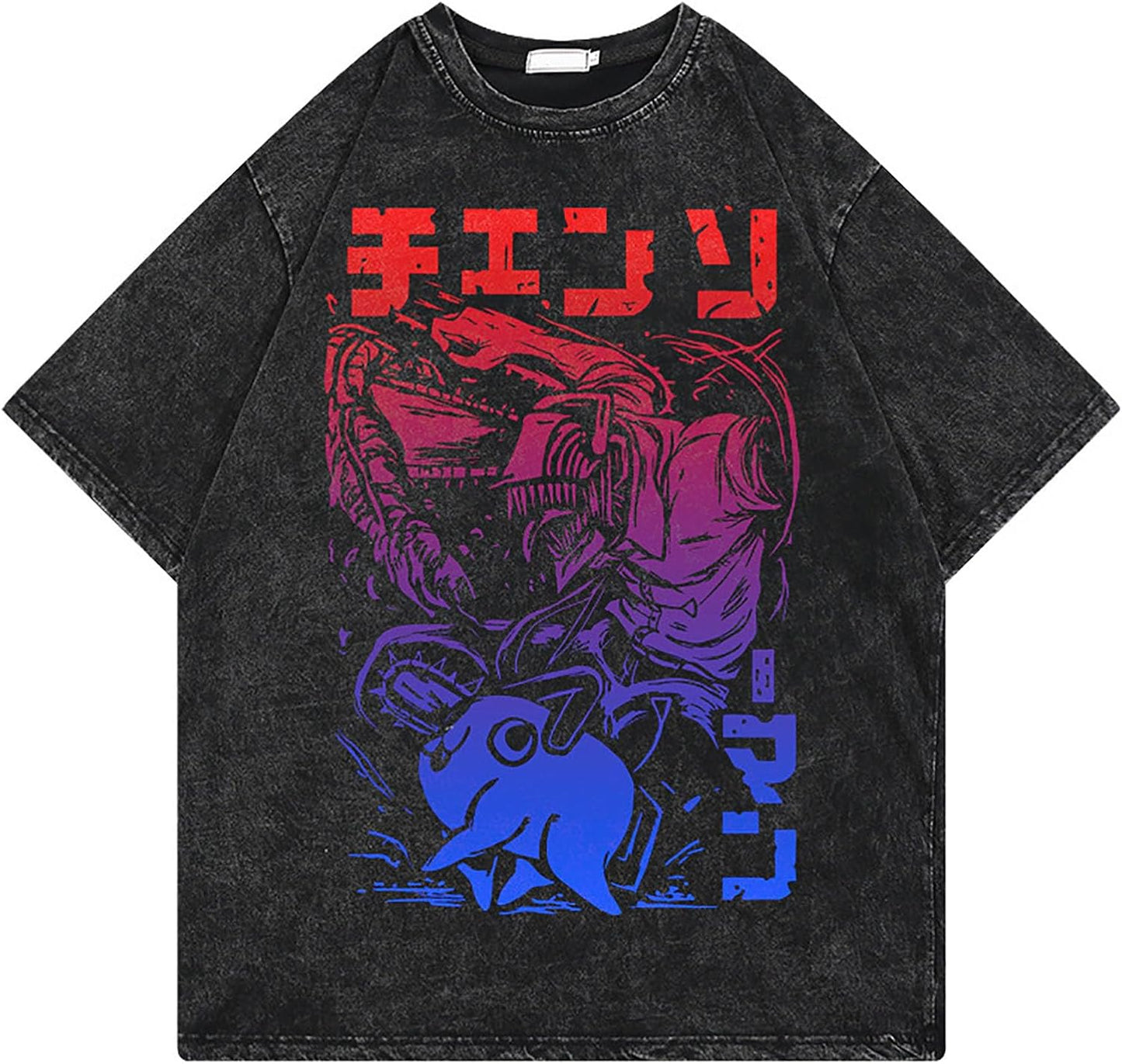 Chainsoman T-Shirt, Short Sleeve, Loose, Breathable, Unisex, Anime Goods