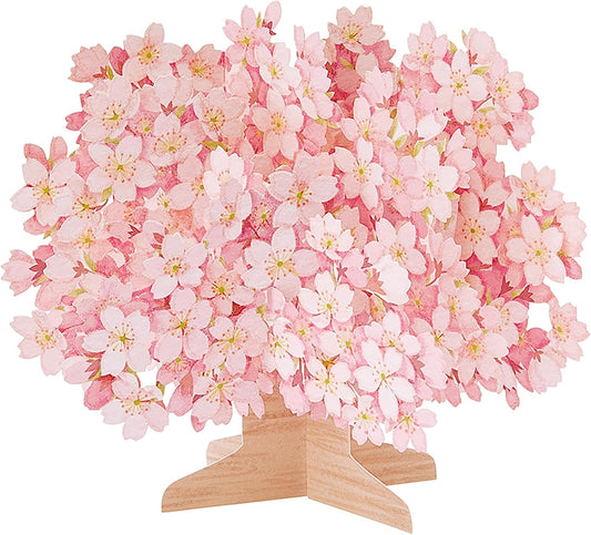 Sanrio 691127 Message Card, Spring Card, Cherry Blossom Tree, Greeting Card, International Shipping Available, JSC 14-4