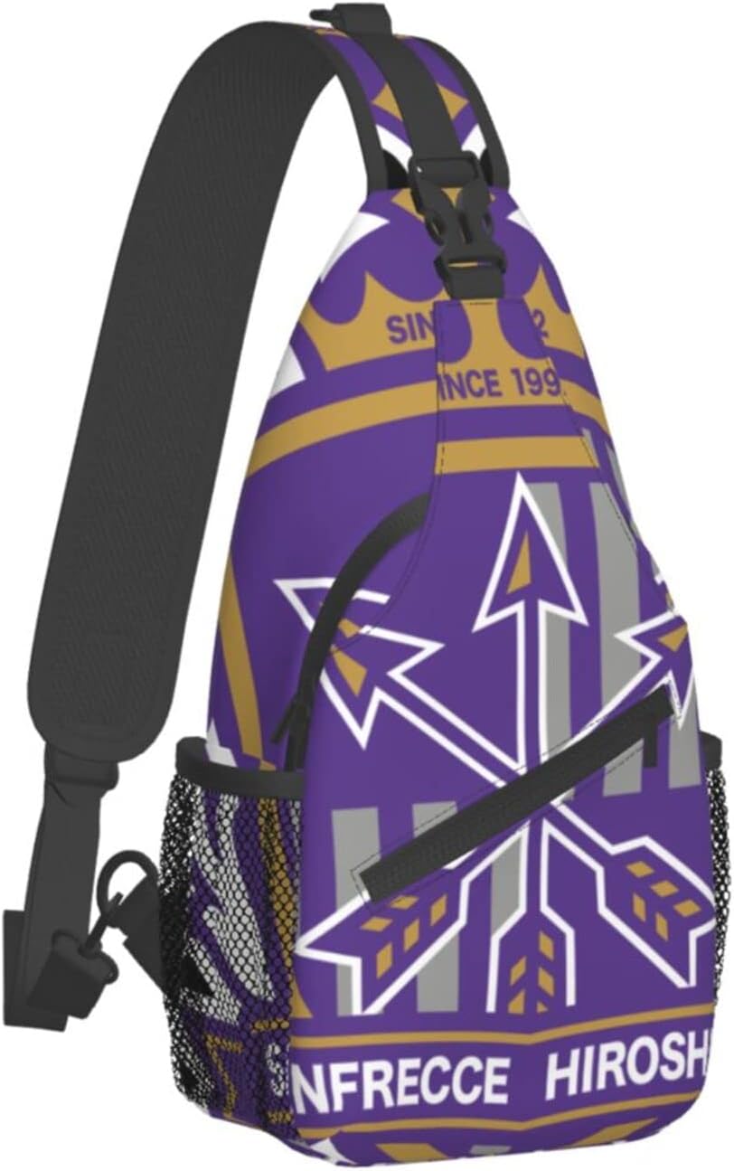 Sanfrecce Hiroshima Shoulder Bag, Large Capacity, Shoulder Bag, Crossbody Bag, Work Commute, School, Travel, Events, Anime, Moe Goods, Multifunctional, Lightweight, Unisex, Gift, Sports, School Bag,