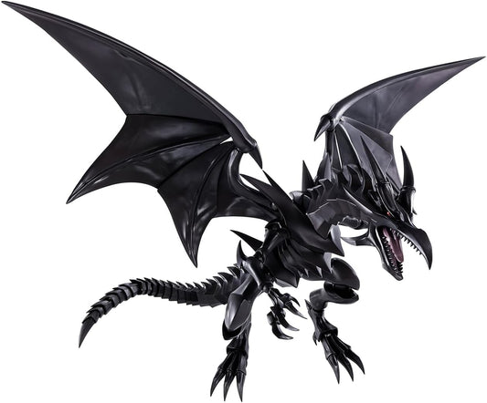 S.H. Monster Arts Yu-Gi-Oh! Duel Monsters Red-Eyes Black Dragon, Approx. 8.7 inches (220 mm), PVC & ABS Pre-painted Action Figure