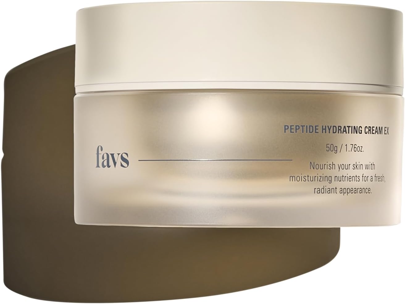 Favs Peptide Hydrating Cream EX 1.8 oz (50 g) High Moisturizing Hypoallergenic Cream Moisturizing Cream Care favs