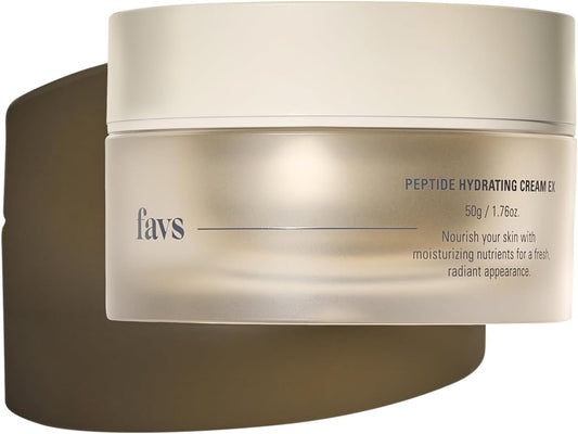Favs Peptide Hydrating Cream EX 1.8 oz (50 g) High Moisturizing Hypoallergenic Cream Moisturizing Cream Care favs