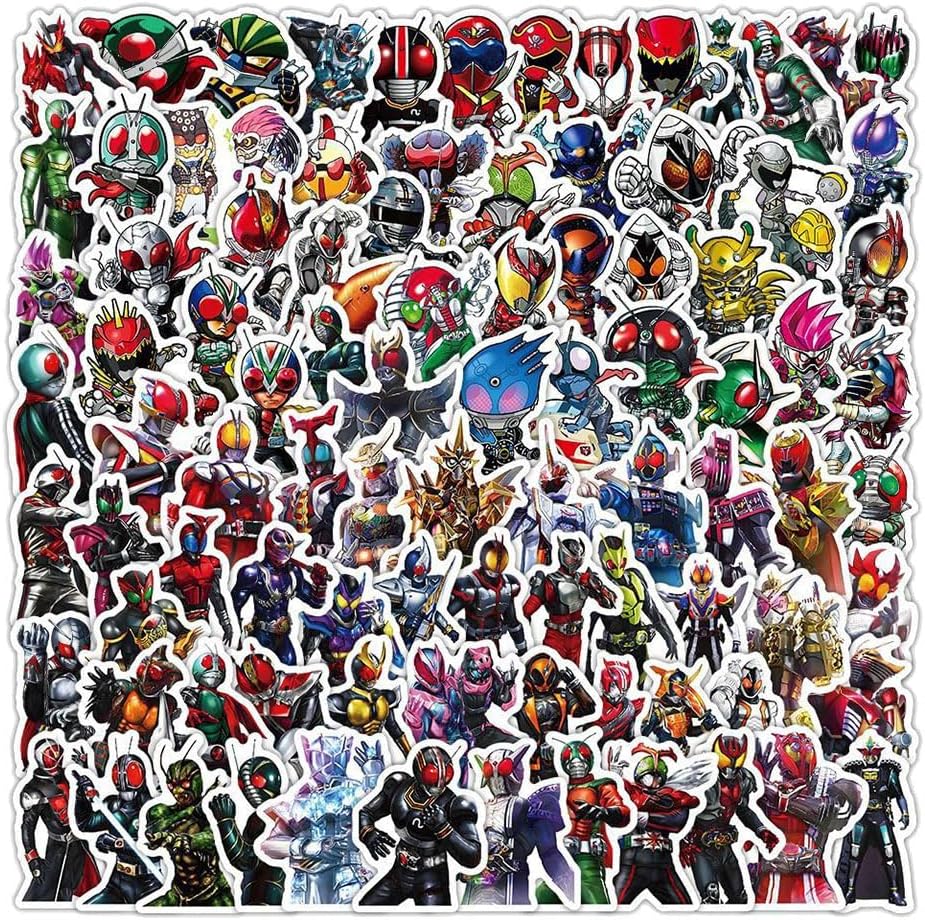 100枚入り 仮面ライダーガヴ シール ステッカー キッズ ご褒美（パターンが重複しない）アニメキャラクター 大人 子供 暇つぶし DIY 手作り デコレーション 手帳 日記 手紙 子供 防水 おしゃれ [並行輸入品]