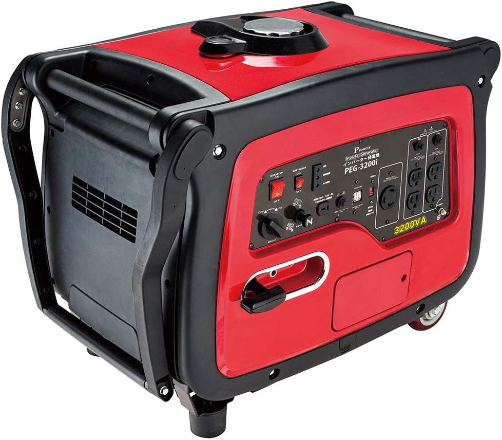 PROMOTE PEG-3200i Inverter Generator, 4 Cycle Gasoline Type, 3.2 kVA High Power Model