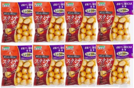 Set of 8 Tokai Pickles, Stamina Garlic, Soy Sauce Flavor, 2.5 oz (70 g)