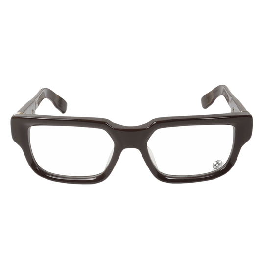 CHROME HEARTS '2 THICK' CLASSIC BROWN GLASSES