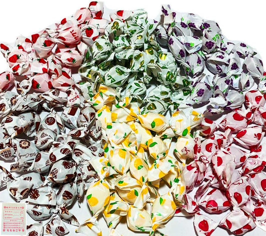 Sakuma Confectionery Ichigo Milk 6 Varieties Each 1 Bag Total 6 Bags 80 Pieces Large Capacity Taste Comparison Assorted Set Ichigo Milk Lemon Koritto Grape Milk Apple Milk Choco Milk Matcha Milk