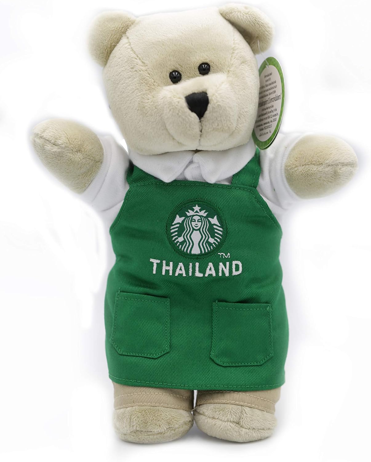 Overseas Starbucks Thailand Limited Edition Bearista Green Apron