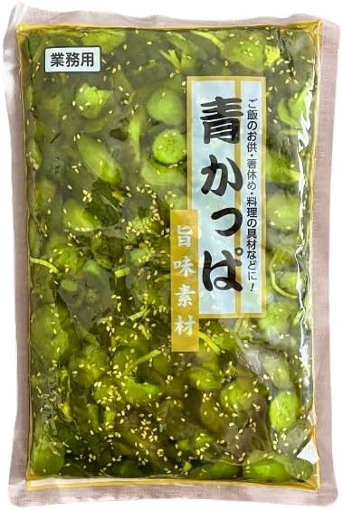 Blue Kappa Pickle, 2.2 lbs (1 kg), Commercial Cucumber Pickles, Convenient Large Capacity Pack for Rice, Bento Boxes, Chopsticks