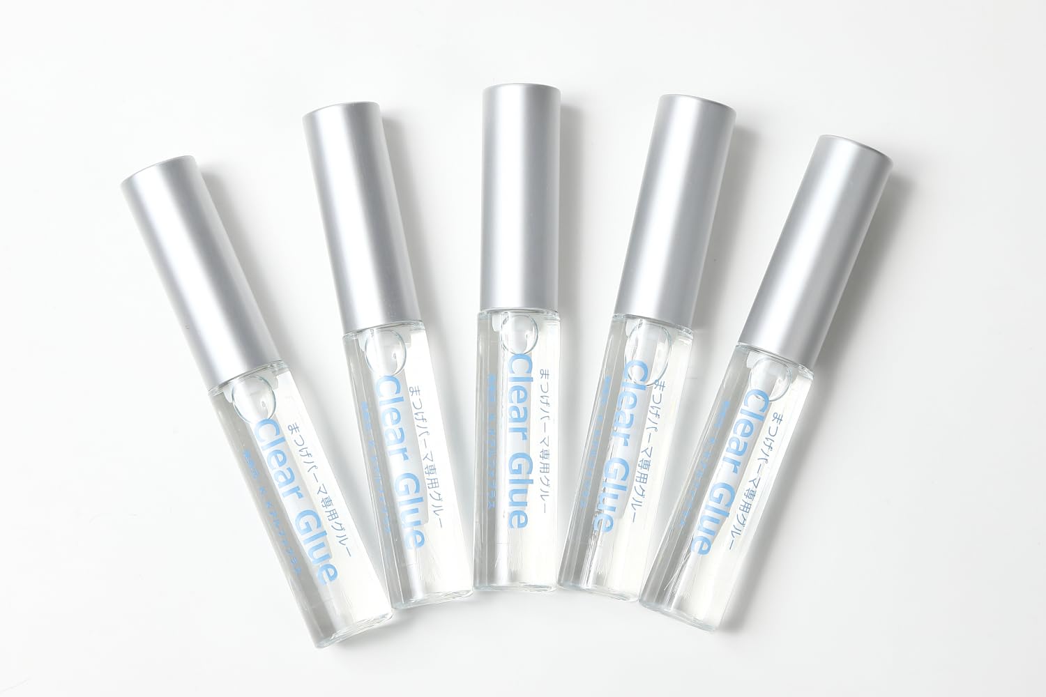 ☆ Set of 5 Clear Glue for High Adhesive Eyelash Perm False Eyelashes and Brow Lifts OK!
