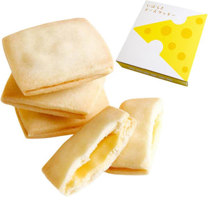 Kame Jirushi Official: Ibaraki Cheese Cookies (10 pieces) Creamy Chocolate with Rich Cheese Flavor, Individually Wrapped, Gift from Ibaraki