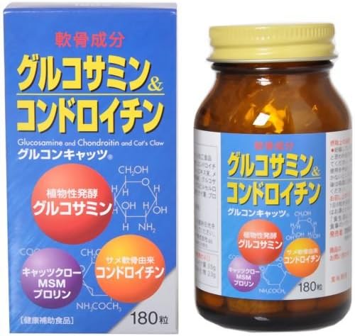 グルコンキャッツ グルコサミン&コンドロイチン 180粒