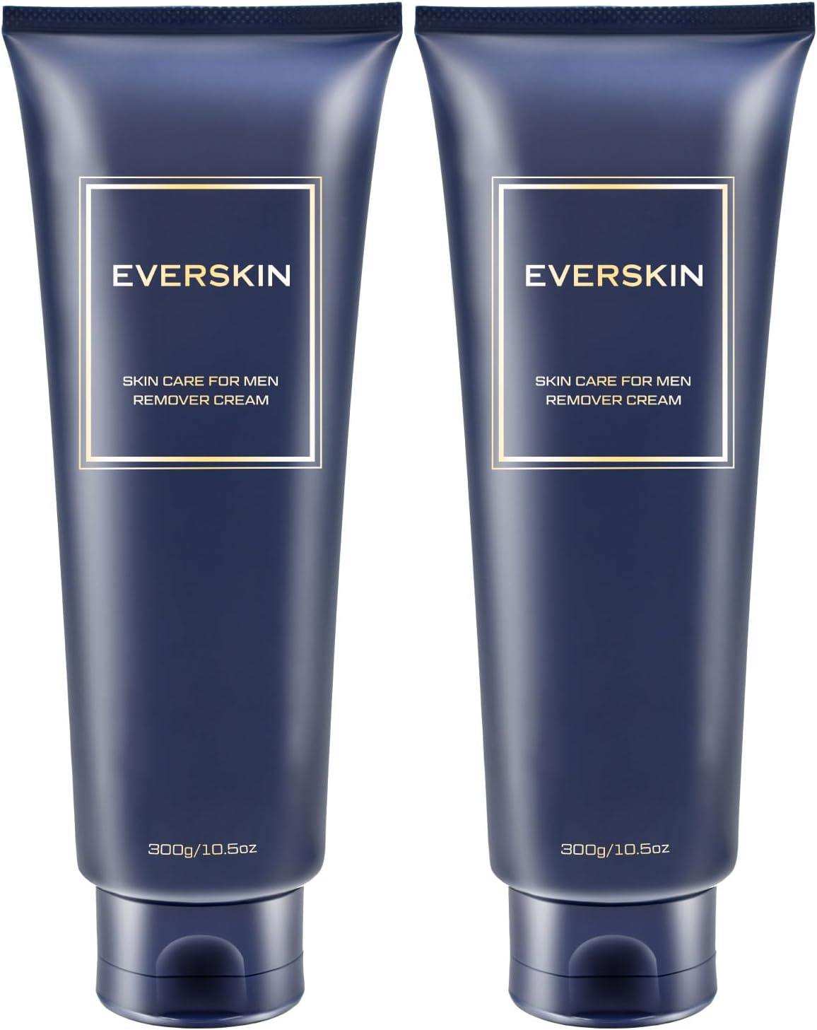 EVERSKIN Hair Removal Cream for Men, VIO Compatible, 10.6 oz (300 g) (Charcoal Blended), Gift, Present, Quasi Drug, Made in Japan, Set of 2