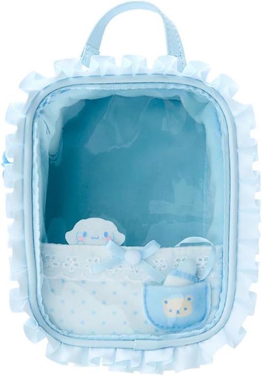 Sanrio 184683 Cinnamoroll Plush Pouch Enjoyment Idol, Baby Cinnamoroll, 6.1 x 4.7 x 3.5 inches (15.5 x 12 x 9 cm), Character