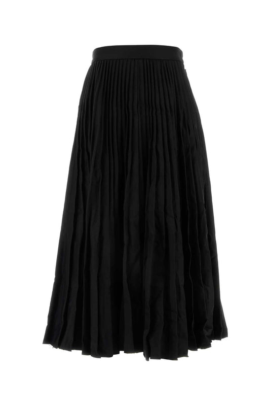 Balenciaga バレンシアガブラックウールスカート - Image 1