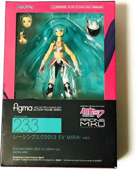 figma Racing Miku Racing Miku 2013 EV MIRAI Ver. Non-scale, ABS & ATBC-PVC, Pre-painted Action Figure